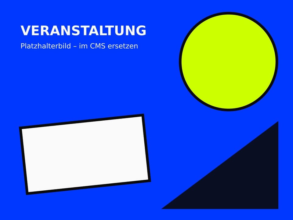 Platzhalterbild – Veranstaltungsbild